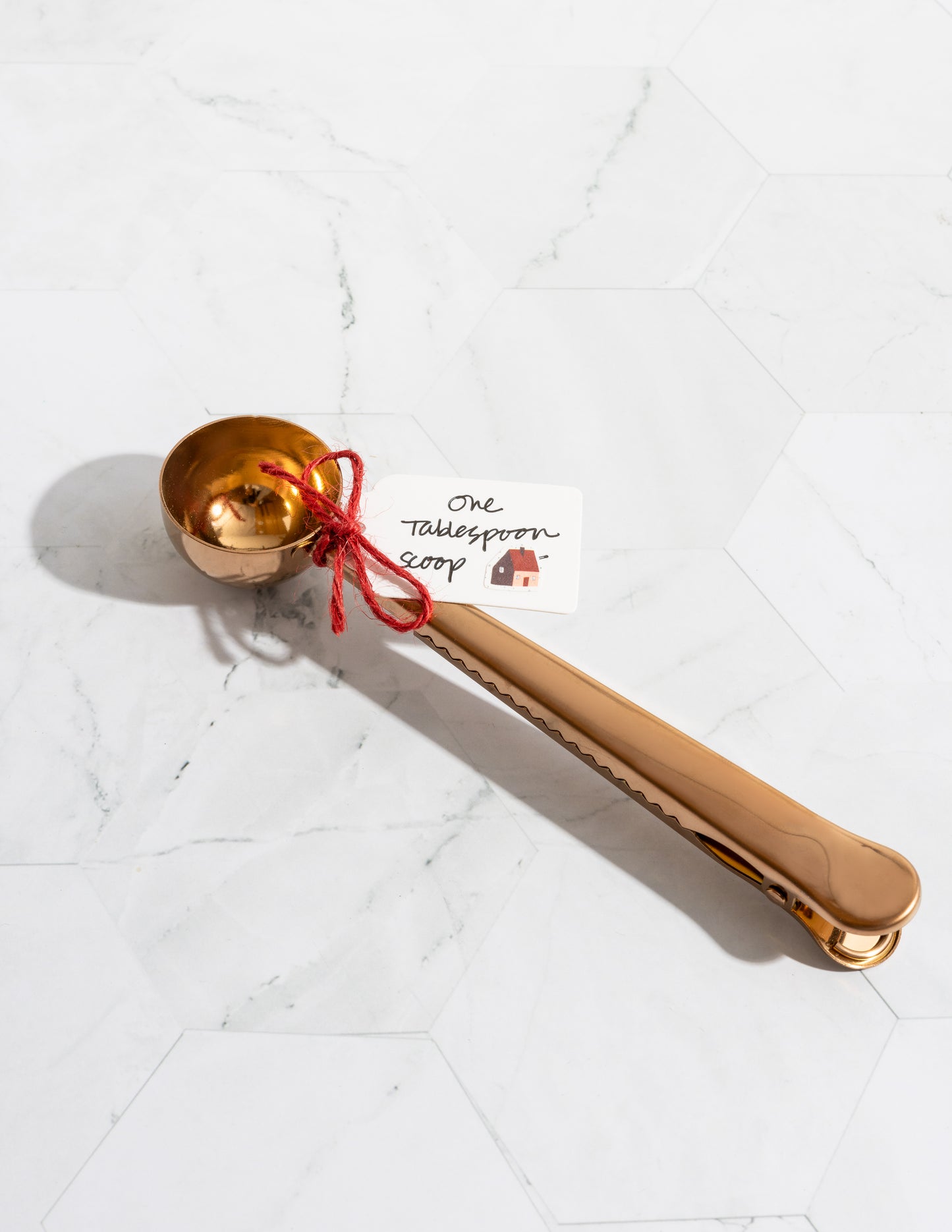 Rose Gold Tablespoon Scoop Clip | Perfect Gift for Cocoa & Coffee Lovers | loveBB