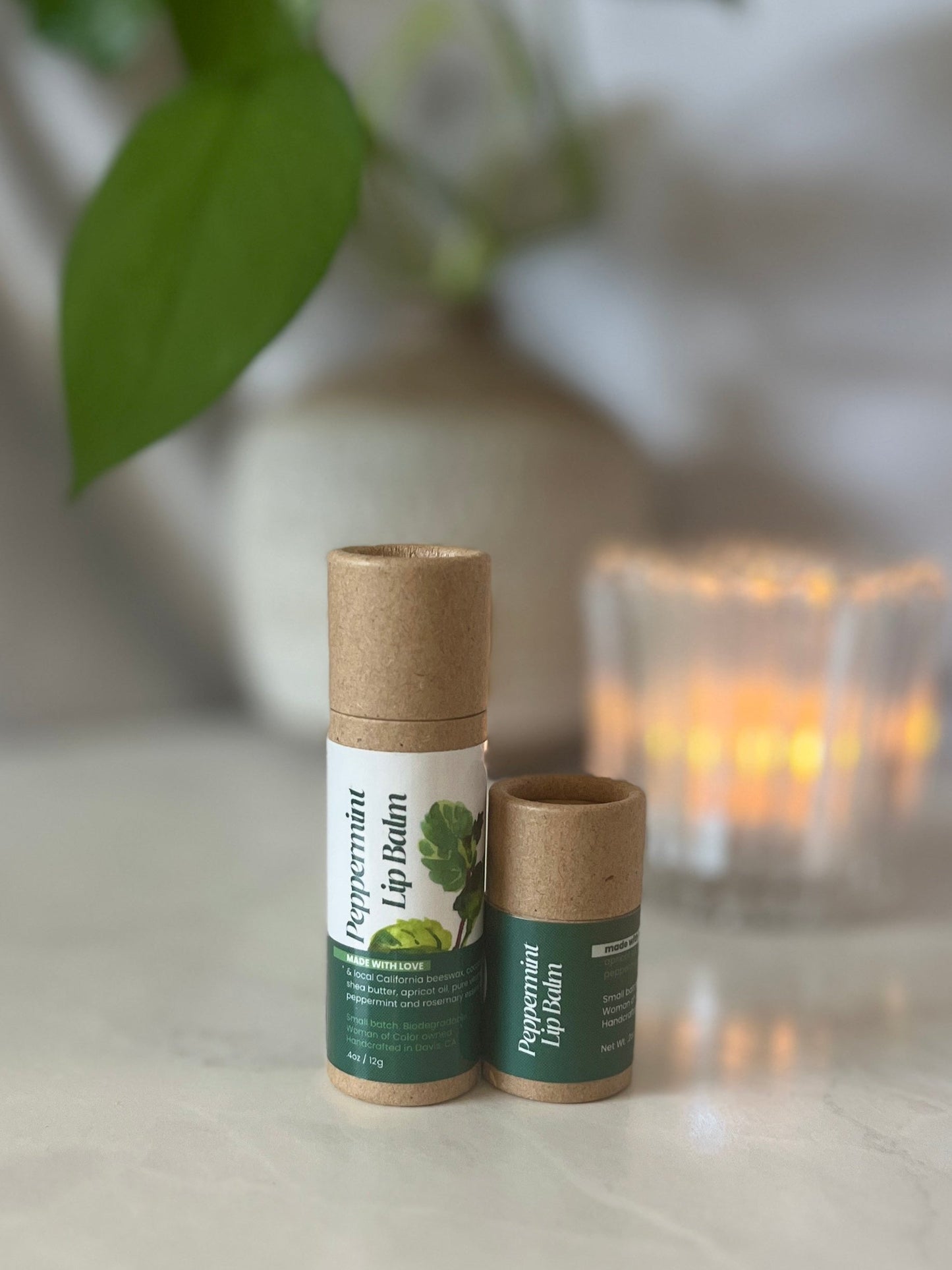 Peppermint BB Lip Balm | Natural & Hand-Poured | loveBB