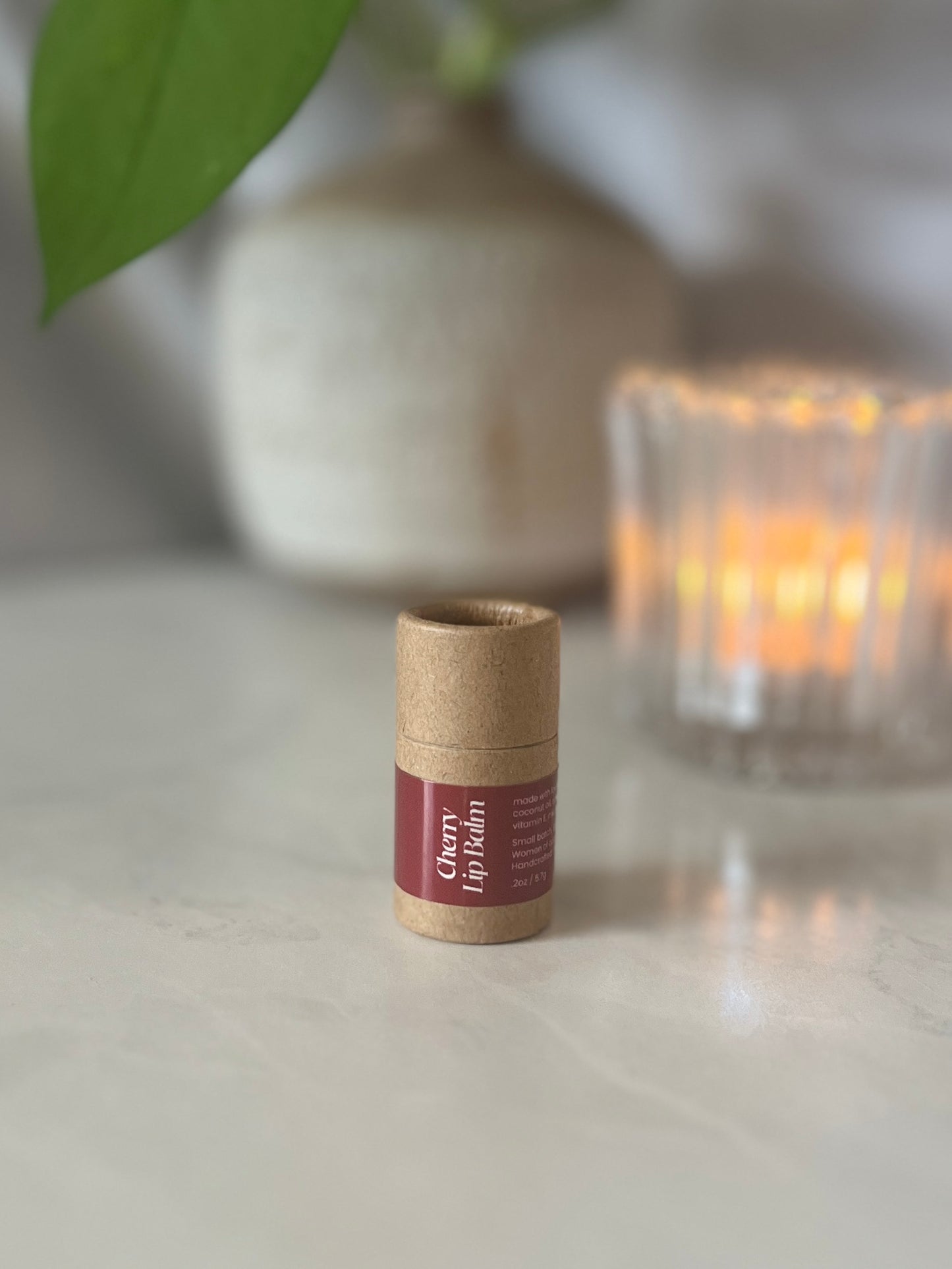 Cherry Tinted BB Lip Balm | Natural & Hand-Poured | loveBB