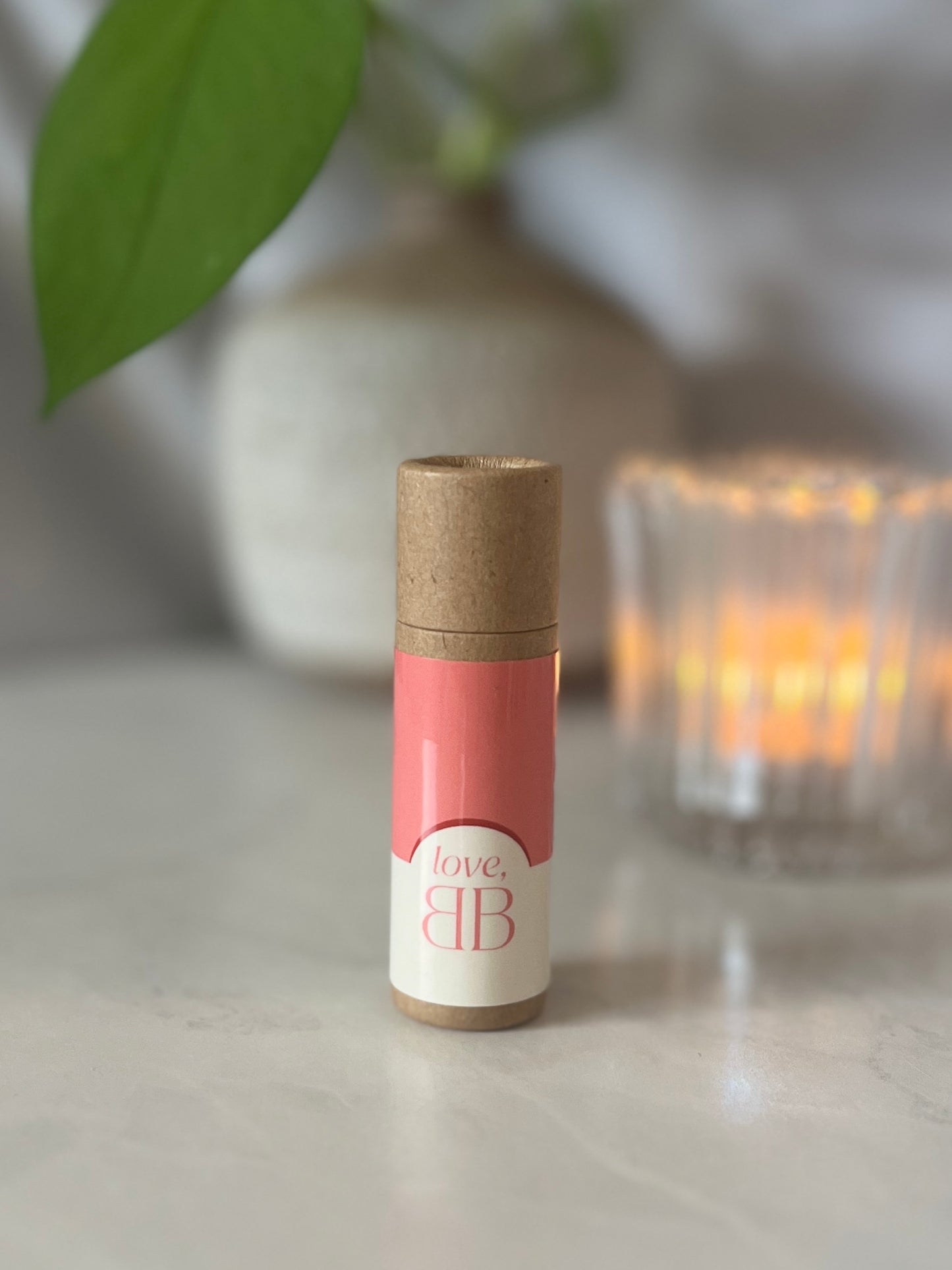 Peach Tinted BB Lip Balm | Natural & Hand-Poured | loveBB