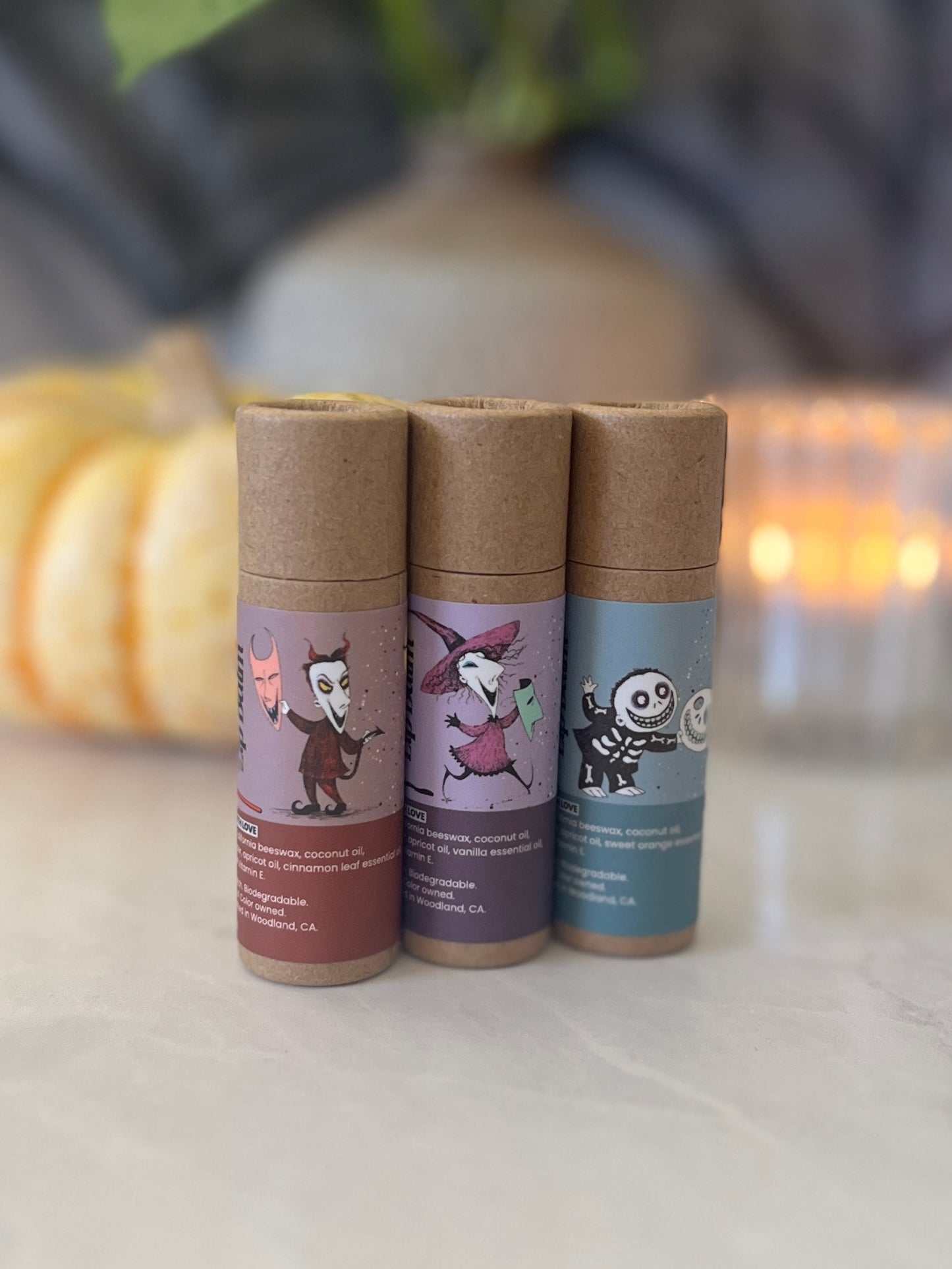 Nightmare Before Christmas Lip Balm – Lock, Shock, & Barrel