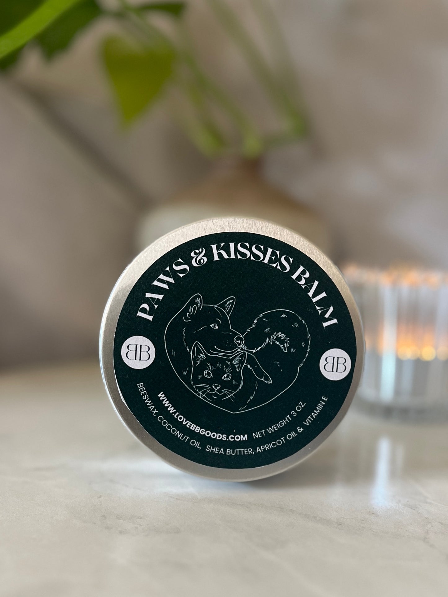 Paws & Kisses Pet Balm | All-Natural Healing for Dogs & Cats | loveBB