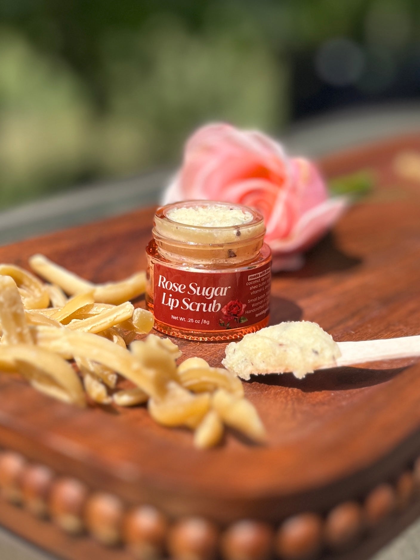 Rose Sugar Scrub | Exfoliating & Floral | loveBB