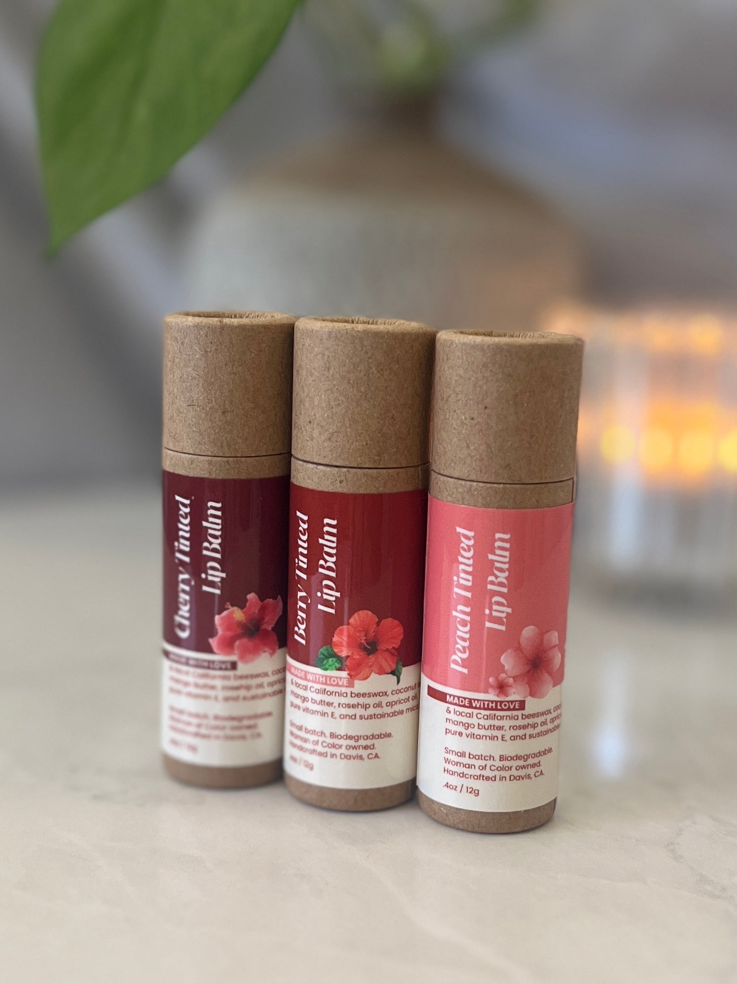 Large Tinted Lip Balm Trios