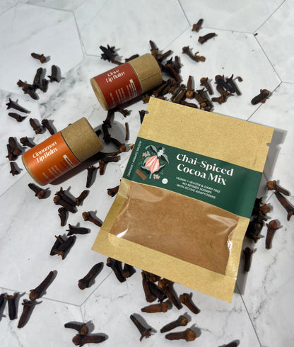 Cozy Cocoa + Mini Lip Balm Trio