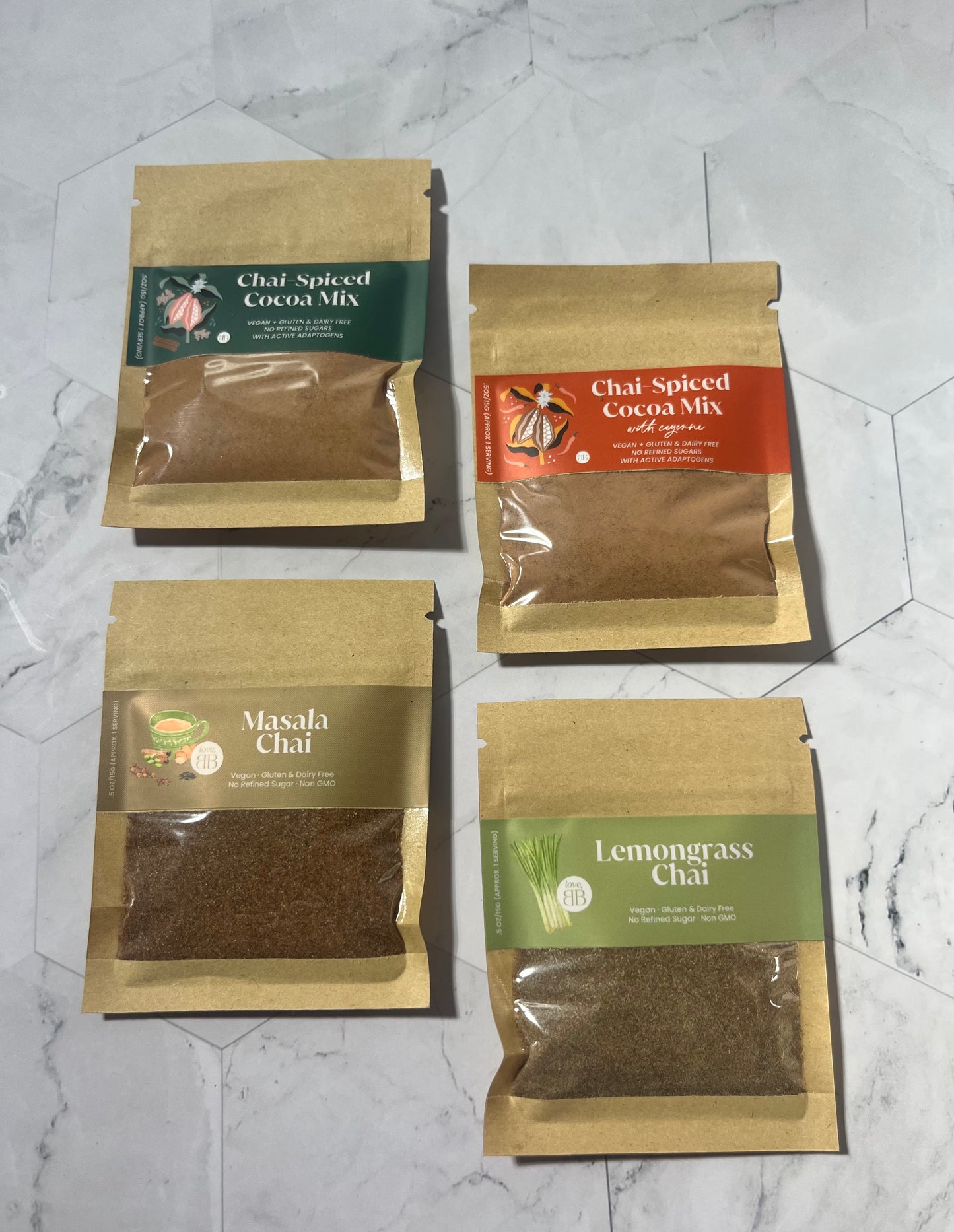 NEW Chai Variety Pack: 4 single servings